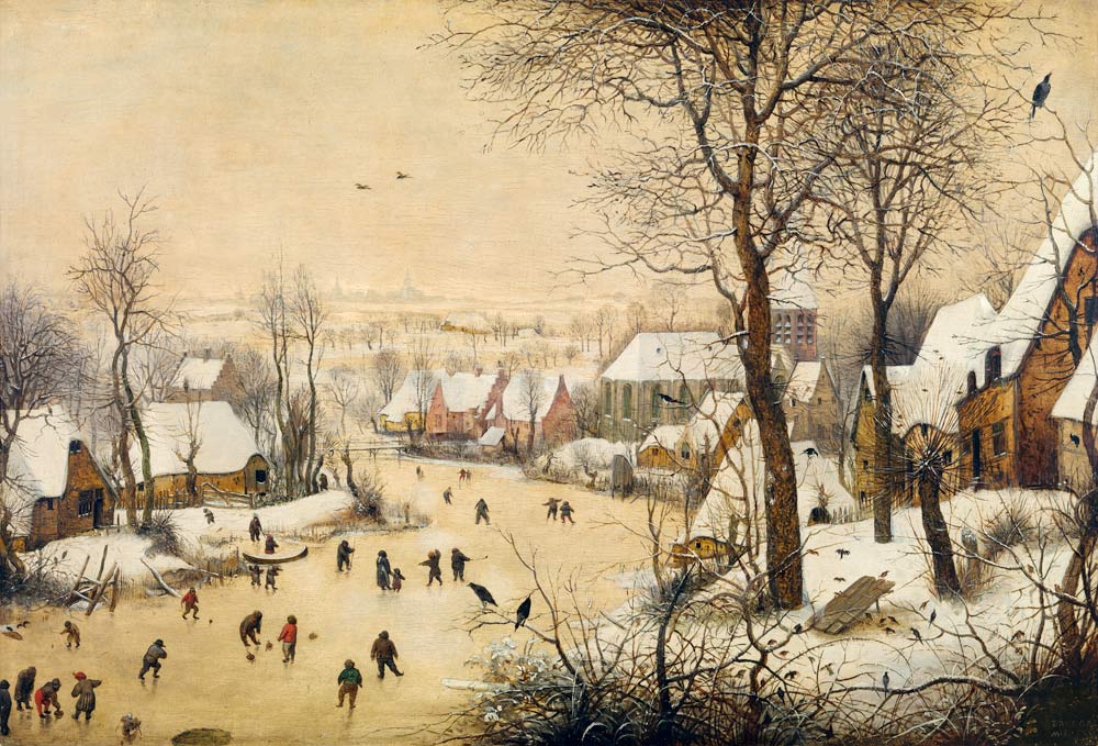 Winter Landscape with Skaters and a Bird Trap from Pieter Brueghel the Elder