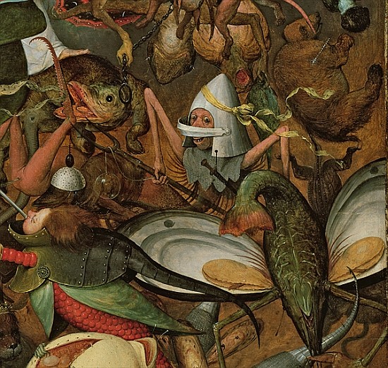The Fall of the Rebel Angels, 1562 (detail of 74037) from Pieter Brueghel the Elder