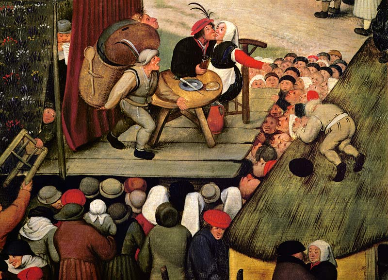 Fair with a Theatrical Performance from Pieter Brueghel the Younger