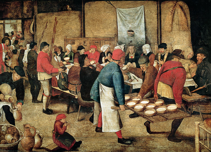 The Wedding Supper from Pieter Brueghel the Younger