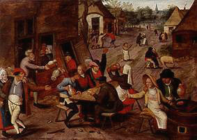 A country wedding. from Pieter Brueghel the Younger