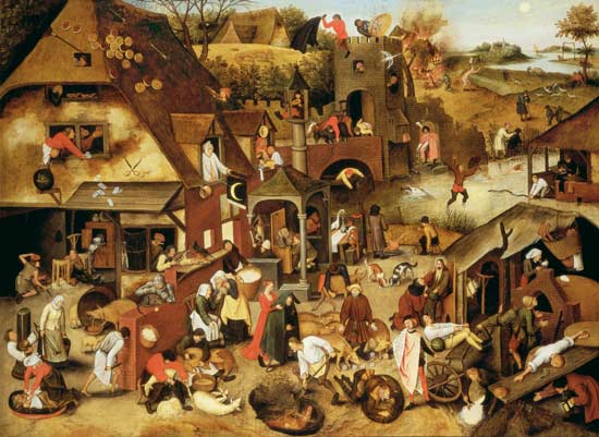 The Flemish Proverbs from Pieter Brueghel the Younger