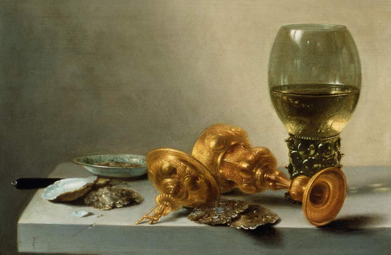 A Still Life with a Roemer and a Gilt Cup from Pieter Claesz