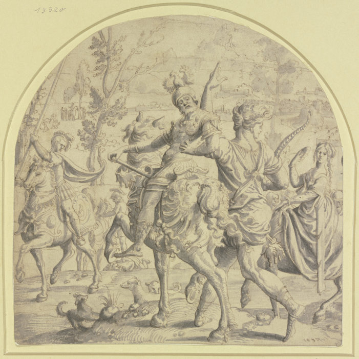 Ausritt zur Jagd (Allegorie des Stolzes) from Pieter Coecke van Aelst
