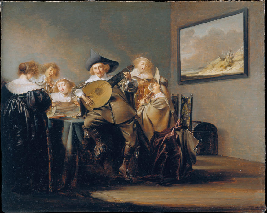 Company of Music-Makers from Pieter Jacobsz. Codde