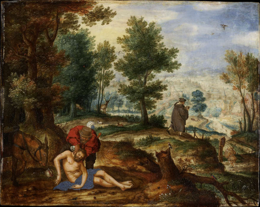Landscape with the Good Samaritan from Pieter Stevens
