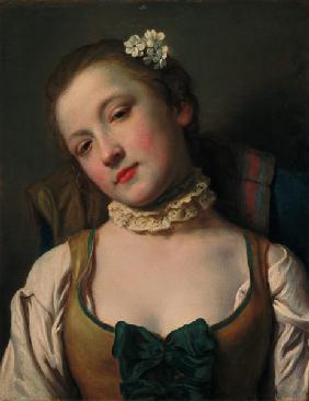 Girl with a white ruff