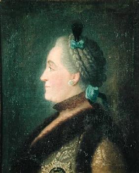 Portrait of Catherine II (1729-1796) of Russia
