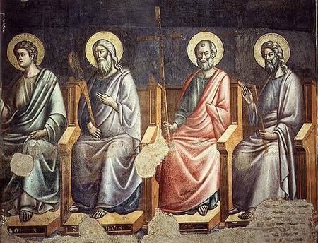 Apostles, detail from the Last Judgement from Pietro Cavallini