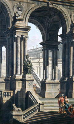 Architectural Perspective (oil on canvas) from Pietro Gaspari