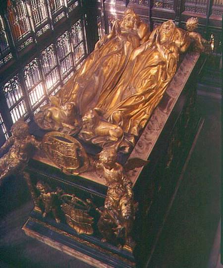 Tomb of Henry VII (1457-1509) and his Wife, Elizabeth of York from Pietro Torrigiano