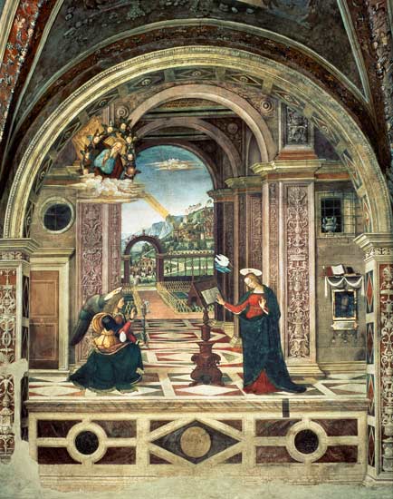 Annunciation from Pinturicchio