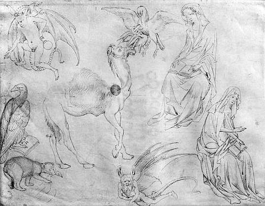 Sheet of studies, from the The Vallardi Album from Pisanello