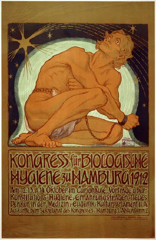 "Kongress für Biologische Hygiene zu Hamburg 1912" from Advertising art