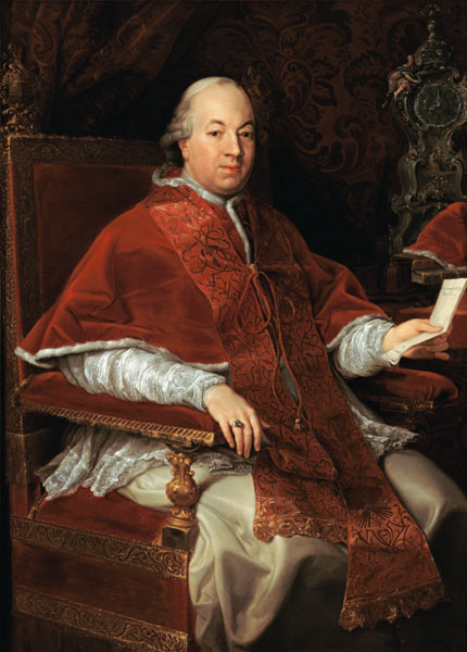 Pope Pius VI. from Pompeo Girolamo Batoni