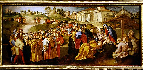 Adoration of the Magi, known as the ''Benintendi Epiphany'' from Jacopo Pontormo,Jacopo Carucci da