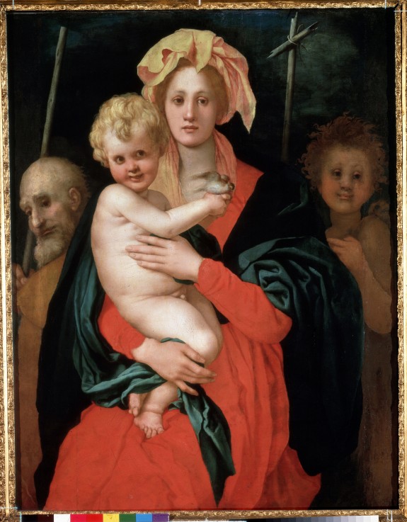 Madonna and Child with Saint Joseph and John the Baptist from Jacopo Pontormo,Jacopo Carucci da