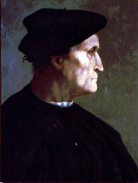 Portrait of Francesco da Castiglione from Jacopo Pontormo,Jacopo Carucci da