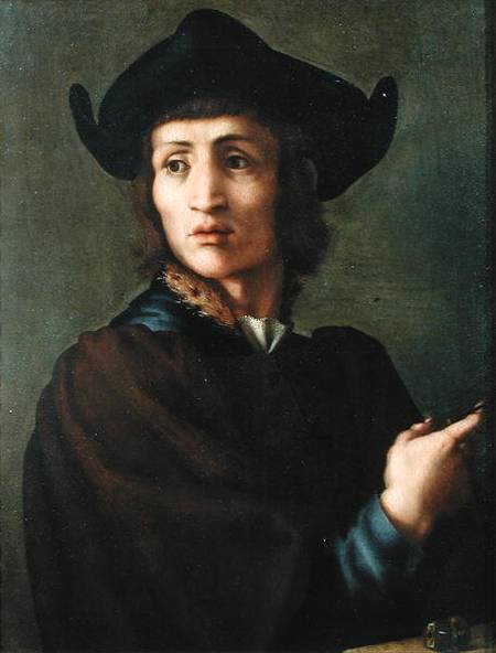 Portrait of a Goldsmith from Jacopo Pontormo,Jacopo Carucci da