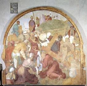 The Road to Calvary, lunette from the fresco cycle of the Passion