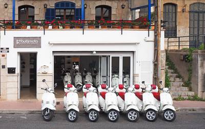 Mallorca Sóller Vespa 