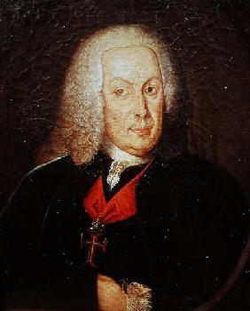 Portrait of Sebasiao Jose de Carvalho e Mello (1699-1782) Marques de Pombal