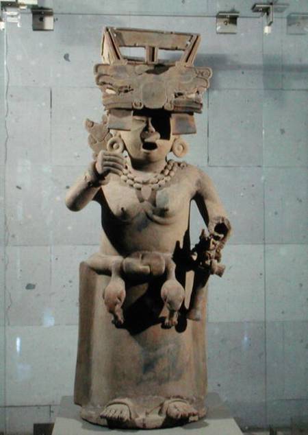 Totonac Statue from El Zapotal, Veracruz, Mexico from Pre-Columbian