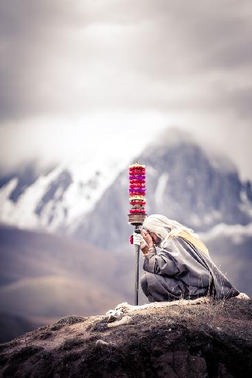 Tibet ascetic monk《苍发行者》