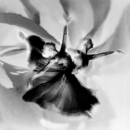 Dance in black and white