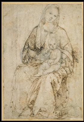 Seated Madonna and Child