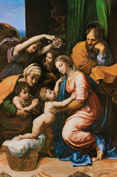 The Holy Family (the great Holy Family of Franz I.) from Raffaello Sanzio da Urbino