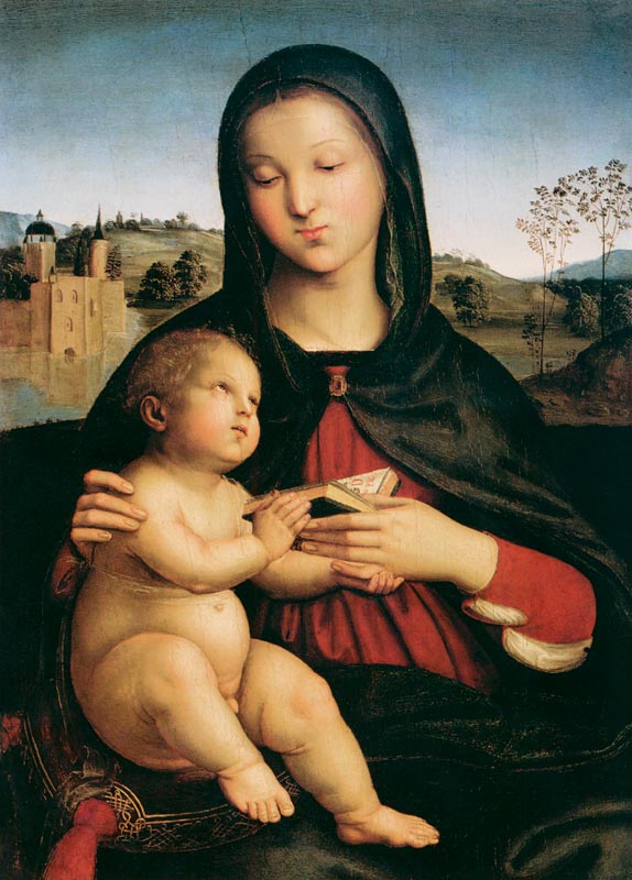 Madonna with child from Raffaello Sanzio da Urbino