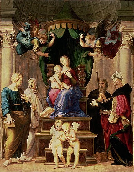 Madonna of the Baldacchino from Raffaello Sanzio da Urbino