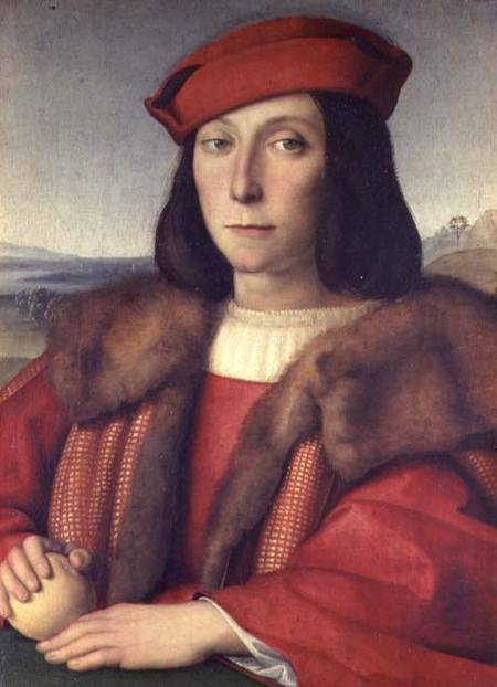 Portrait of Francesco della Rovere, Duke of Urbino from Raffaello Sanzio da Urbino