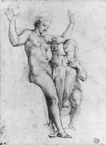 Psyche presenting Venus with water from the Styx from Raffaello Sanzio da Urbino