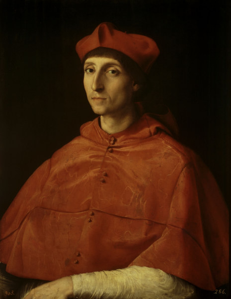 Raphael / Portrait o.a Cardinal / c.1510 from Raffaello Sanzio da Urbino