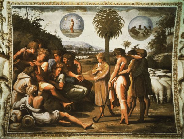 Raphael /Joseph tells his dream /c.1515 from Raffaello Sanzio da Urbino
