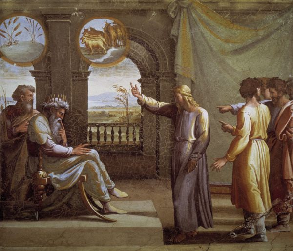 Raphael/Joseph a.Pharaoh s dreams/c.1515 from Raffaello Sanzio da Urbino