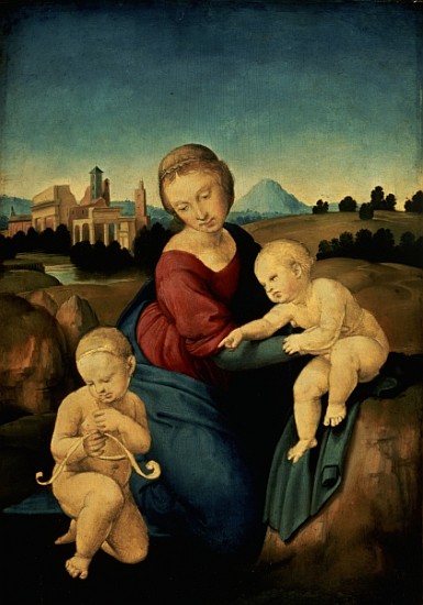 The Esterhazy Madonna, c.1507-08 (tempera & oil on poplar panel) from Raffaello Sanzio da Urbino