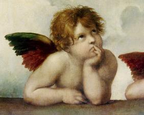 Cherubs - Engel V (Detail Sistine Madonna)