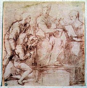 Study for a 'Sacre Conversazione'