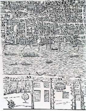 Plan of London, c.1560-70