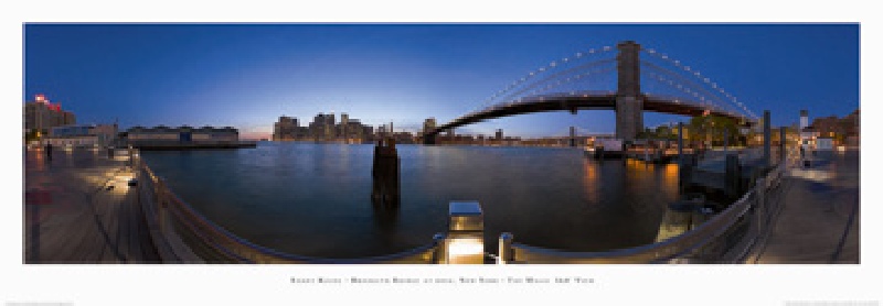 Brooklyn Bridge at dusk, NY from Randy Kosek