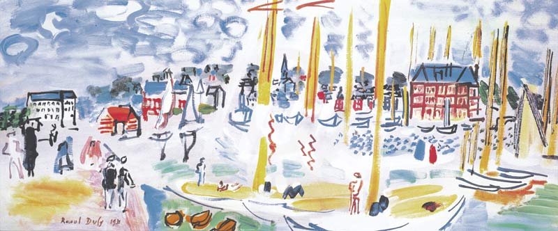 Dimanche a Deauville - (RDU-730) from Raoul Dufy
