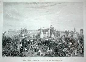The New Crystal Palace at Sydenham, engraved by Lacey