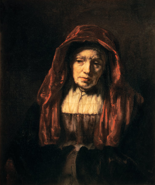 Portrait of an old woman (the mother of the artist) from Rembrandt van Rijn