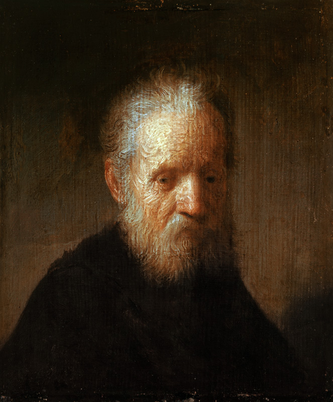 Rembrandt / Portrait of an old man from Rembrandt van Rijn
