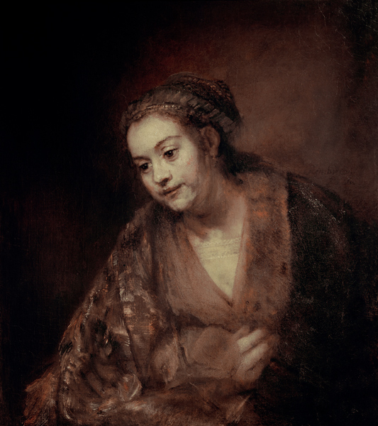 Rembrandt, Halbfigur einer Frau from Rembrandt van Rijn