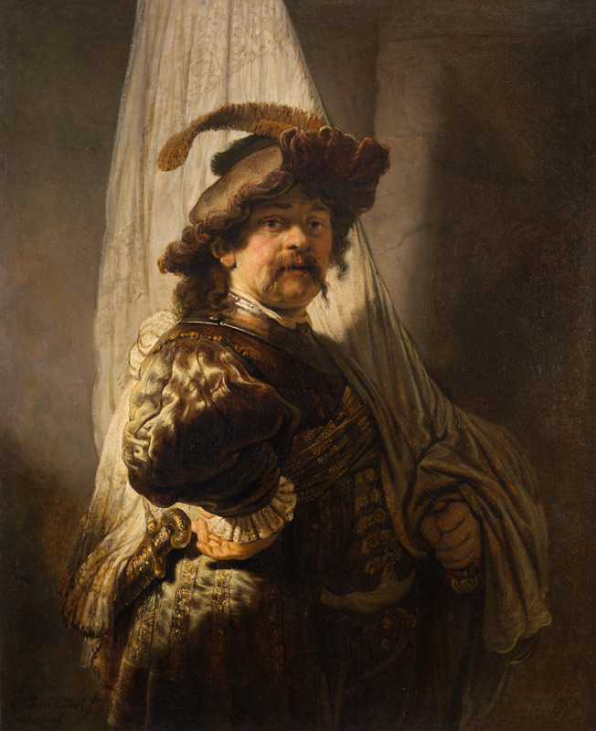 The Standard-Bearer (Der Fahnenträger) from Rembrandt van Rijn