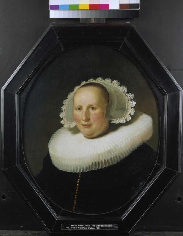 Portrait the Margaretha van Bilderbeecq. from Rembrandt van Rijn